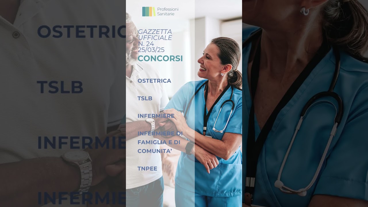 Concorsi pubblici Professioni Sanitarie - G.U. 24/25 #concorsipubblici #professionisanitarie