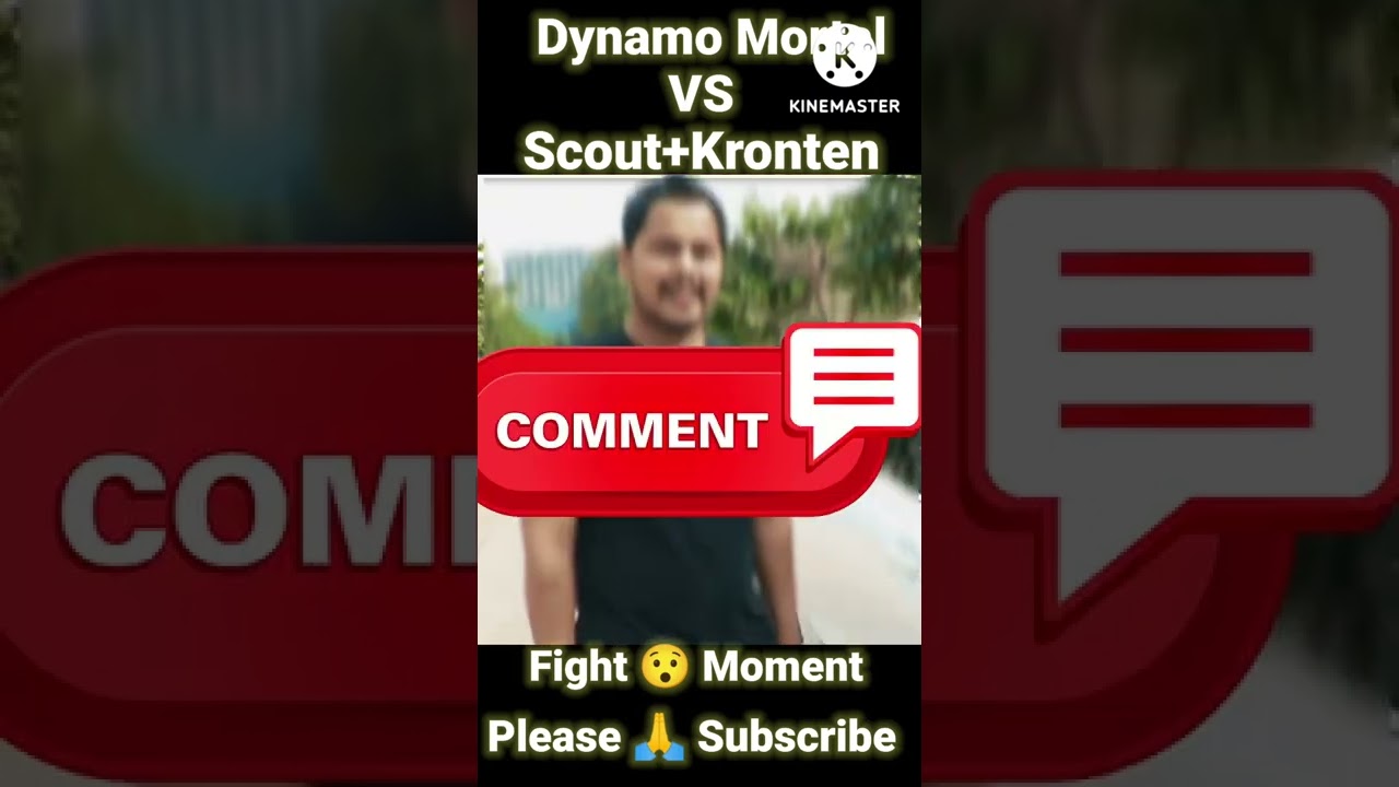 Dynamo & Mortal VS scOut & Kronten 4v4 Fought in a Match 😯 #short