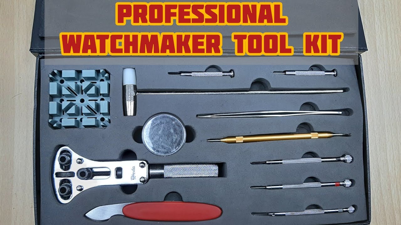 Overview of Professional Watchmaker Tool Kit Full Packaging | Buying From Amazon.com | SolimBD