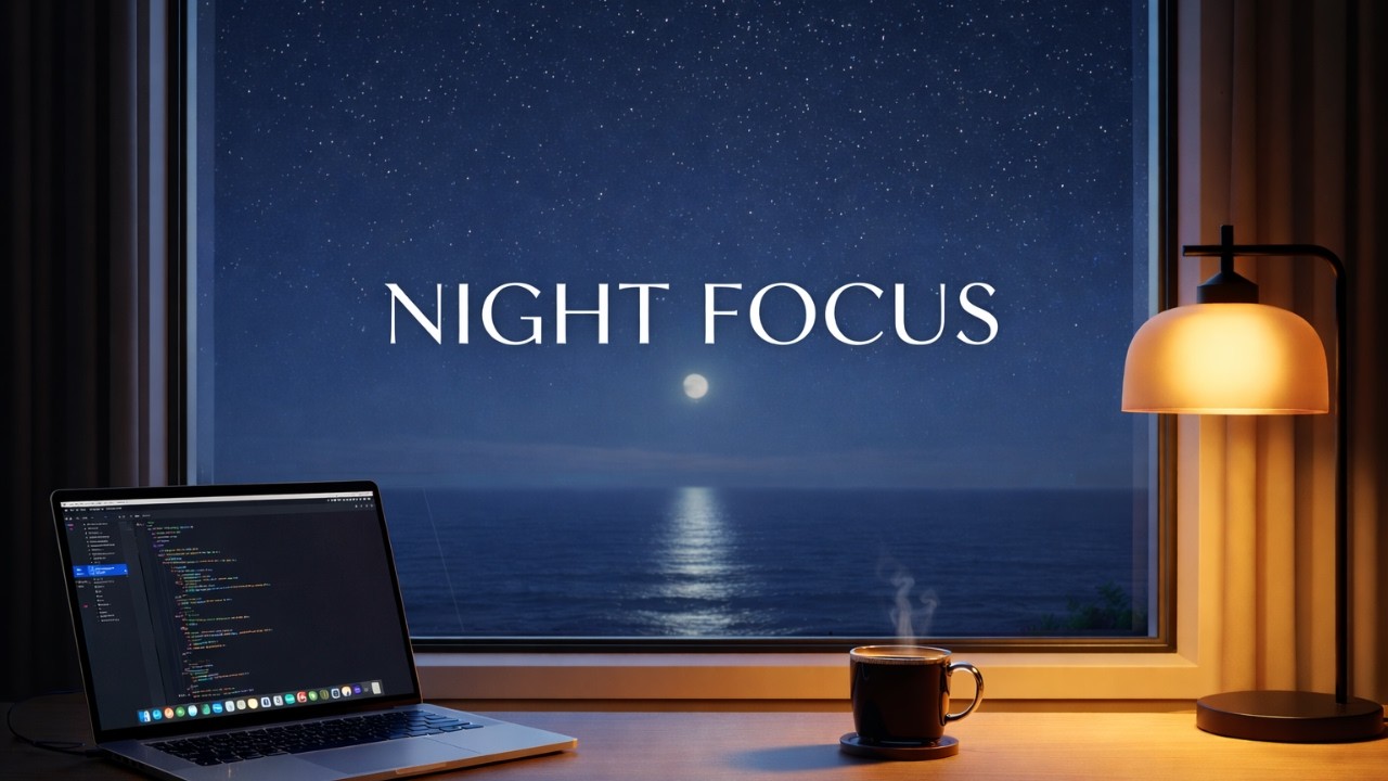 Ocean Deep Vibes – Night Focus Vol. 2 | Deep Study Music for Focus & Concentration
