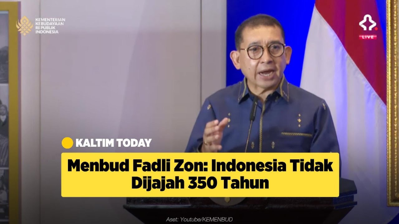 DEKOLONISASI SEJARAH! Kemenbud Luncurkan Buku Sejarah Terbaru