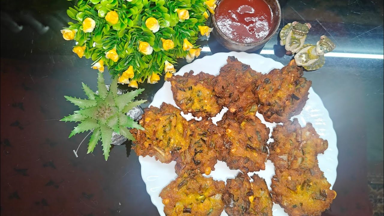 चना दाल और सगा प्याज की कुरकुरे पकोड़े l Winter Special pakoda Recipe l