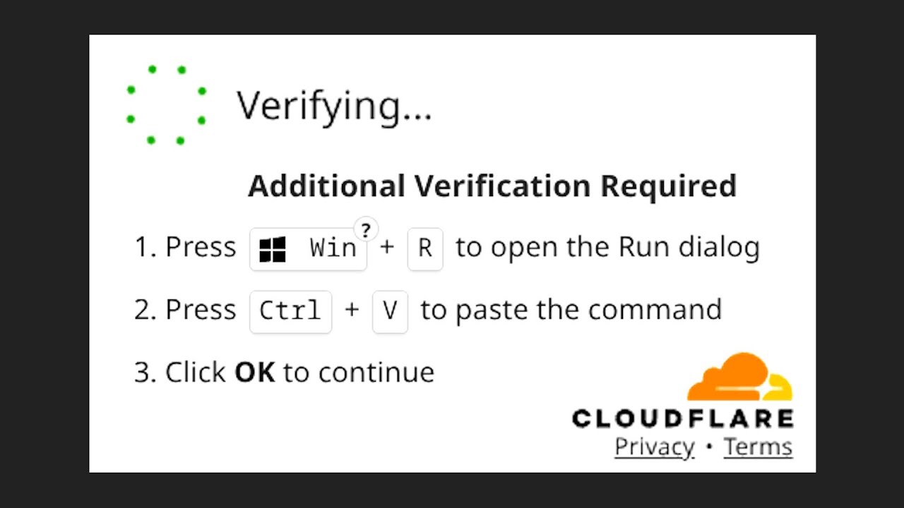 New Cloudflare/Google CAPTCHA Virus
