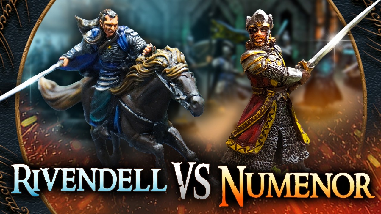 Could Elrond have destroyed the Ring? ~ Numenor vs Rivendell ~ Middle Earth SBG Battle Report