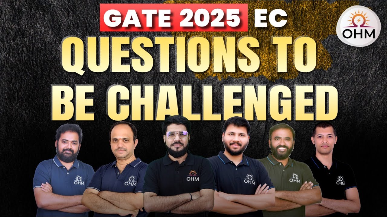 GATE 2025 ECE | Questions to be Challenged #gate2025