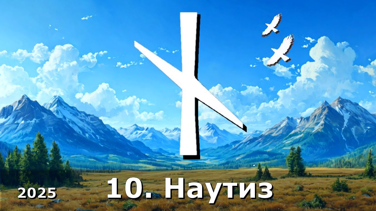 #10. Руна Наутиз - ясное и чёткое описание. Современный взгляд на древний символ. Как использовать?