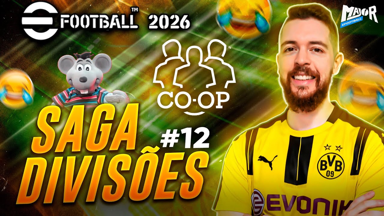 SAGA DIVIS&Otilde;ES 12# | COOP INSANA com Santaella e Quioscke | eFootball 2026
