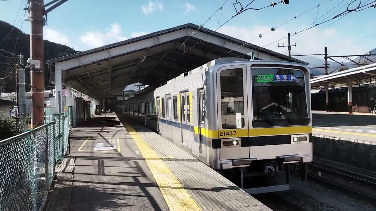 12:30東武日光発普通ワンマン南栗橋行き発車