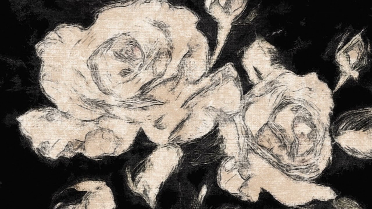 Moody Flowers TV Art • Dark Neutral Floral Slideshow • Art for your TV