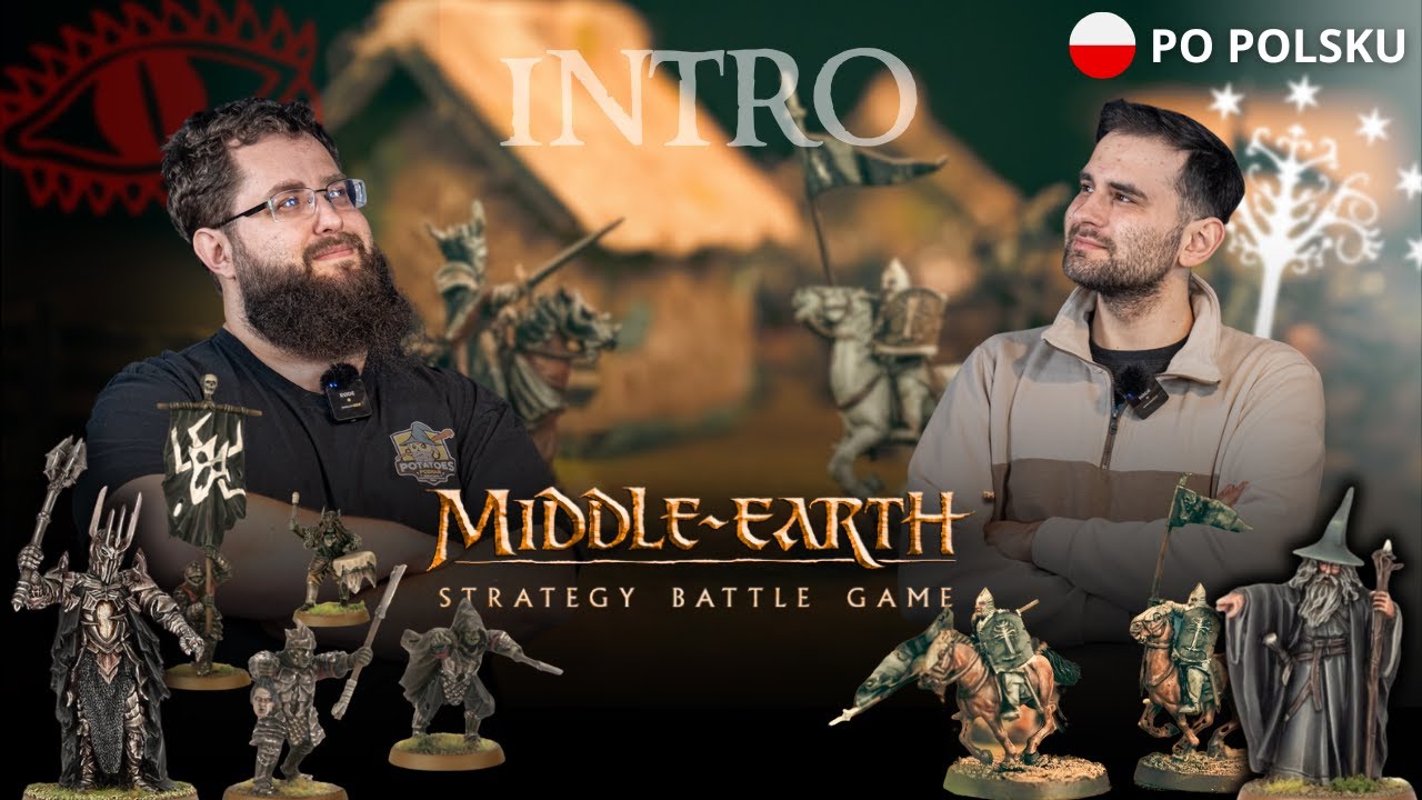 [PL] Middle-Earth Strategy Battle Game INTRO i BATTLE REPORT - Jak grać? | Warband Tv