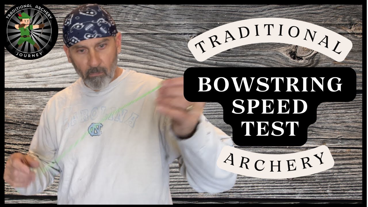 🏹 Bowstring Speed Test | 8125 vs 652 Spectra | Comparing Two Custom Traditional Bow Strings