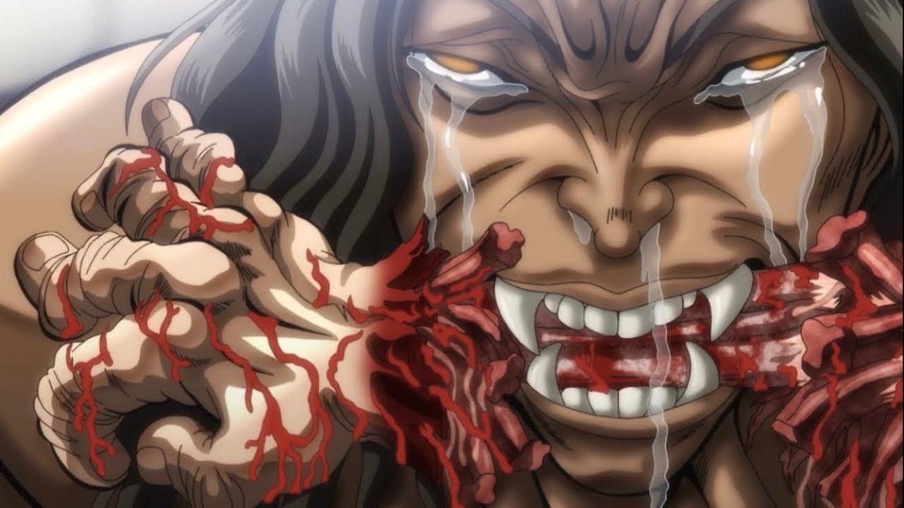 Pickle Eats Katsumis arm || BAKI SON OF OGRE  || Praying Savage #anime #baki #pickle