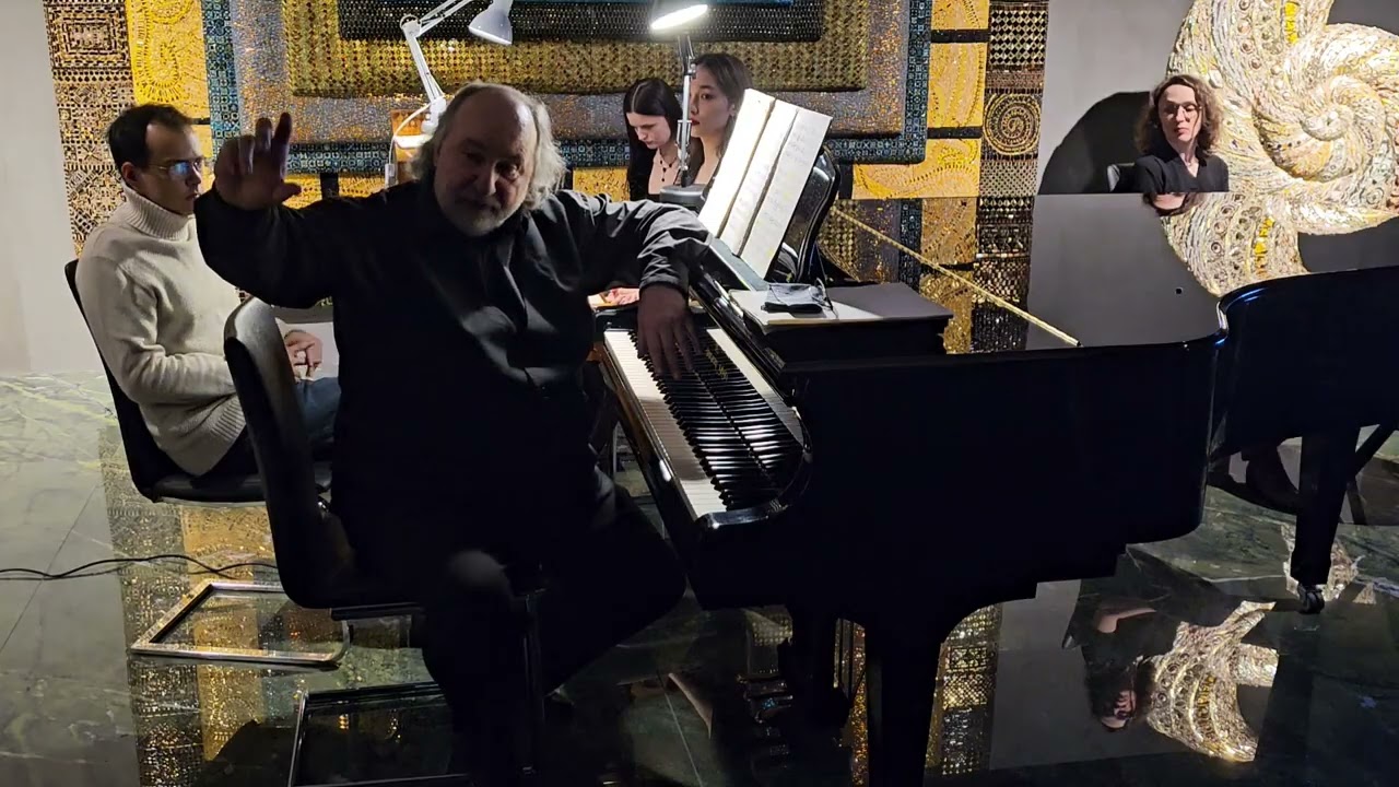 Bach Choral BWV641, Kunst der Fuge  BWV1080 Contrapunctus 9,10,11 Mikhail Arkadev, Altana Erdinieva 