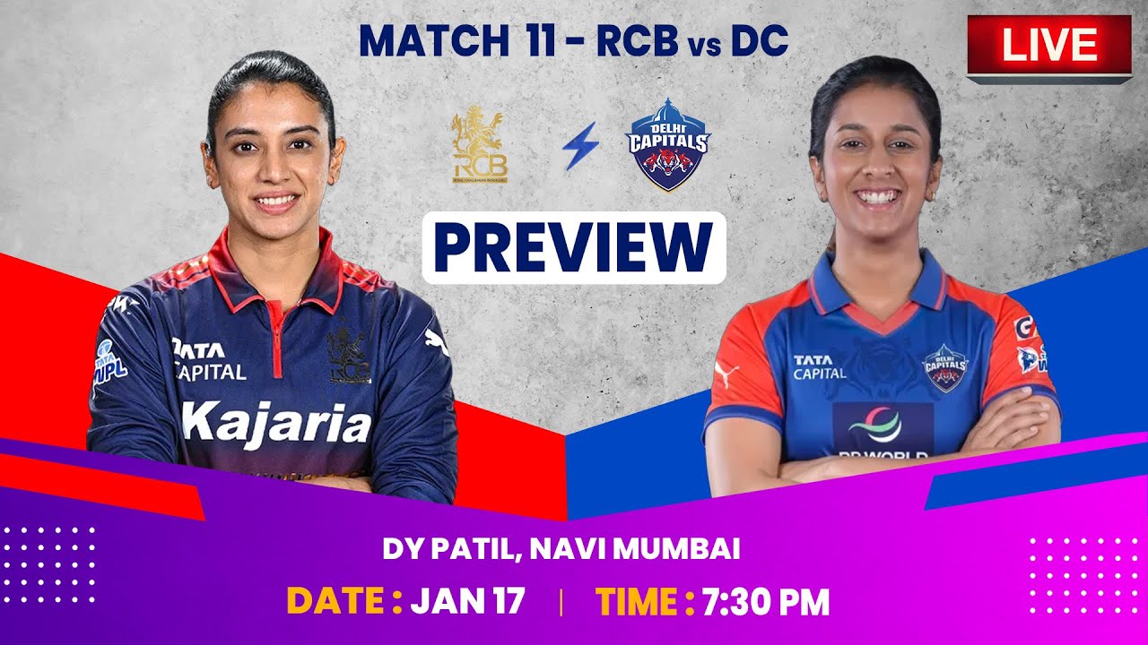 Match 11 Preview: Royal Challengers Bengaluru vs Delhi Capitals | WPL 2026 | Female Cricket