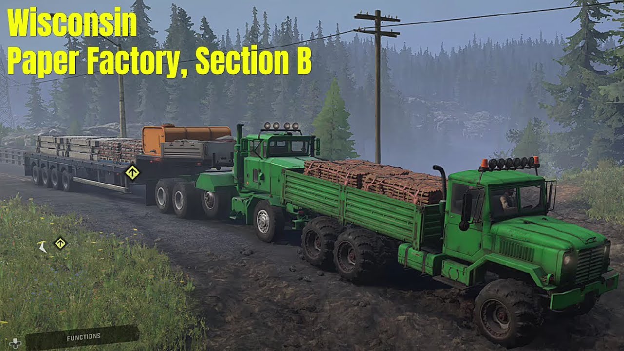 Black Badger Lake - Paper Factory, Section B - SnowRunner Play Through 493