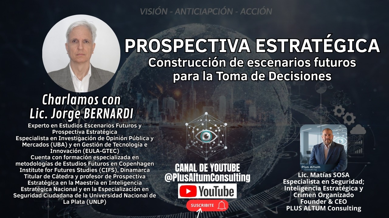 Prospectiva Estratégica charlamos con el Lic  Jorge BERNARDI