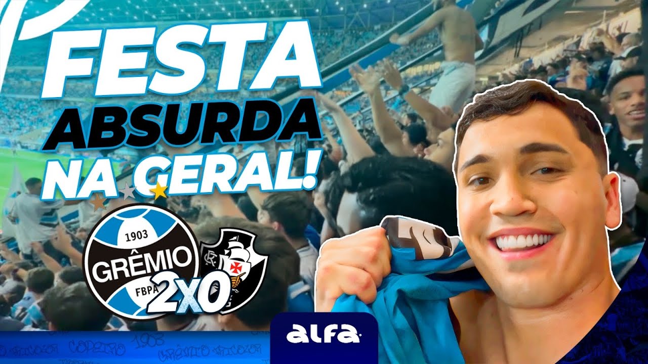 GR&Ecirc;MIO 2x0 VASCO - FESTA ABSURDA NA GERAL DO GR&Ecirc;MIO!