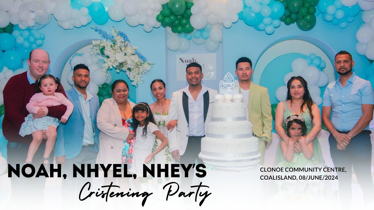 Noah, Nhyel & Nhey 's Christening Party on 08/062024, at Clonoe Community Centre PART 2