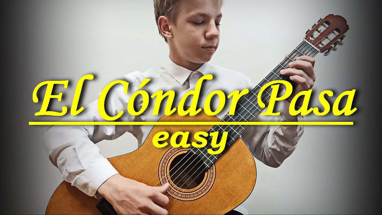 Daniel Robles - El C&oacute;ndor Pasa (Полёт кондора) | easy guitar cover