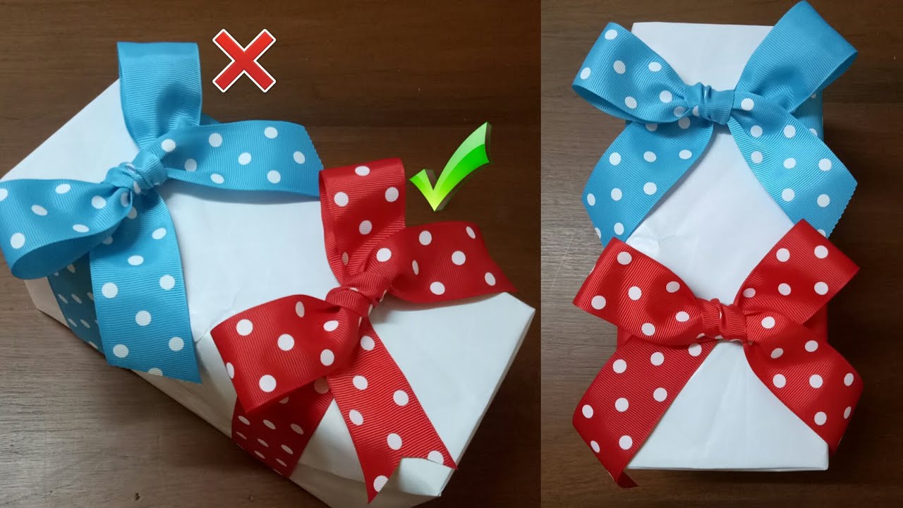 สอนผูกโบว์ ที่สวยงาม | How to tie a bow | Easy to tie a pretty bow | วิธีผูกโบว์สวยๆ