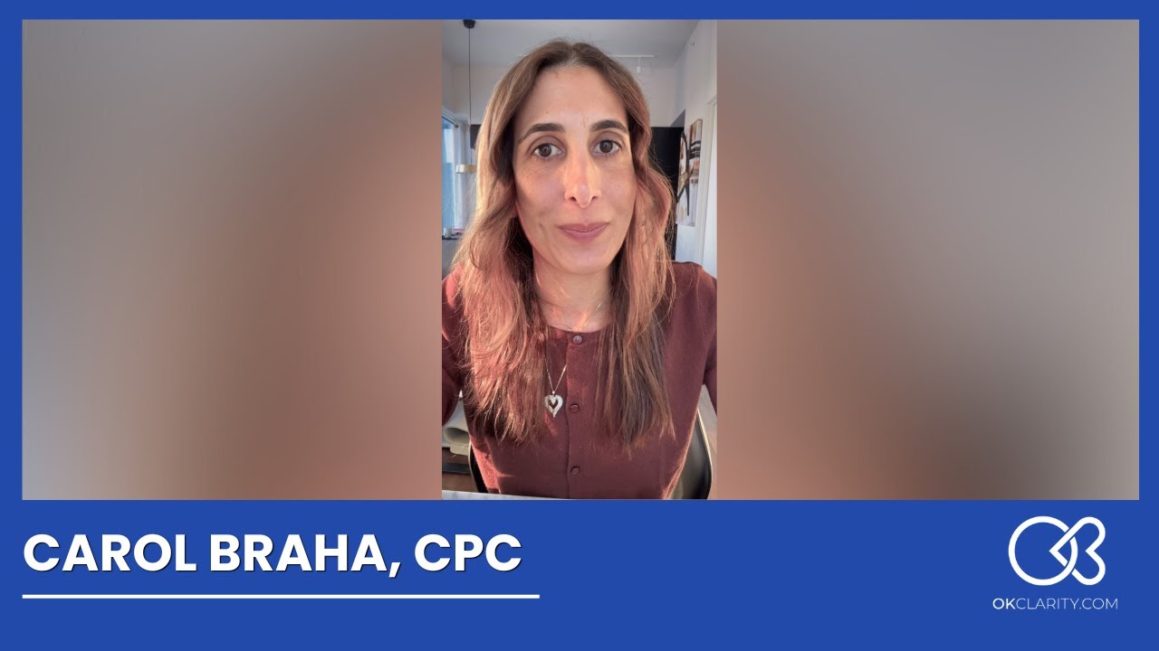 Connect with Carol Braha, CPC, on OKclarity.com, the Jewish Mental Health & Wellness Directory.
