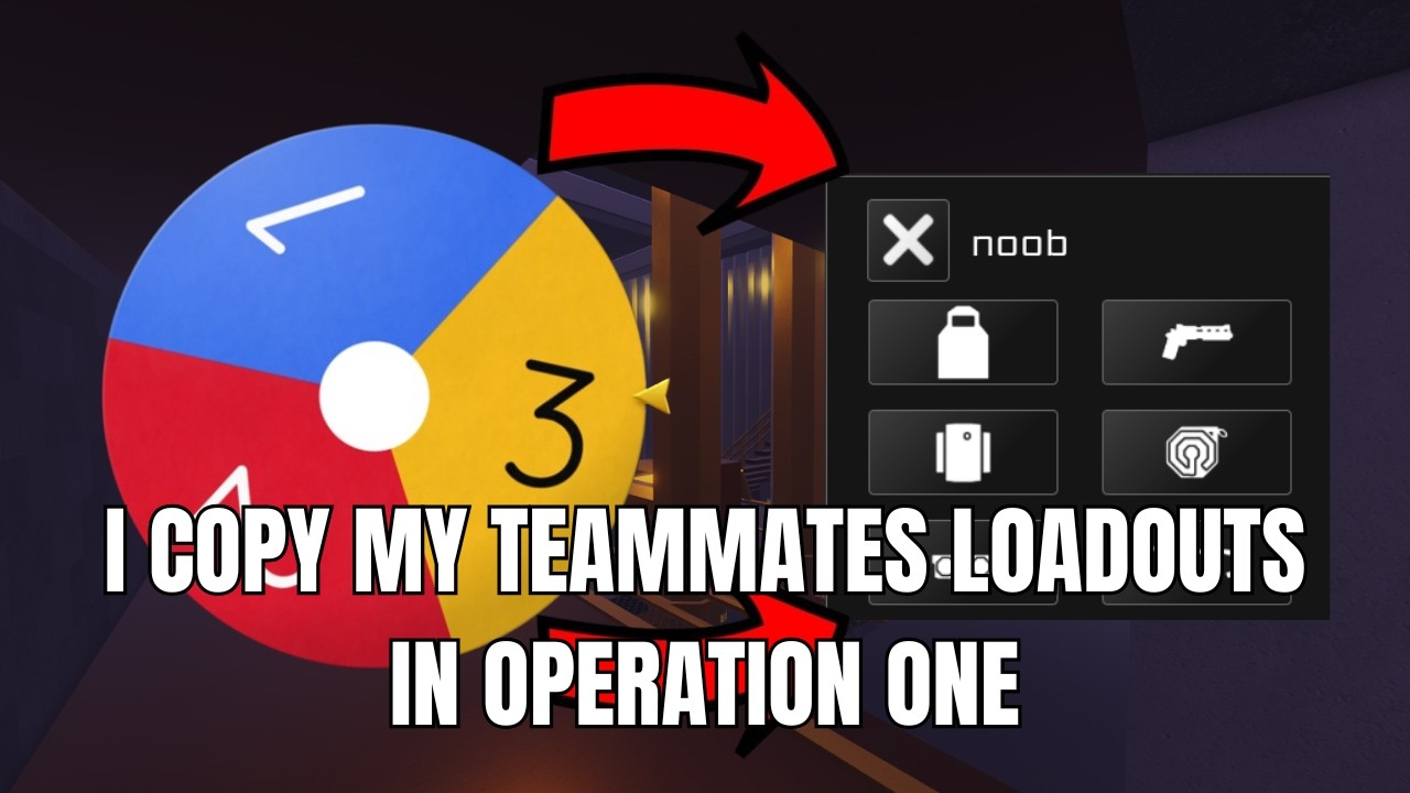 I STOLE MY TEAMMATES LOADOUTS IN OPERATION ONE
