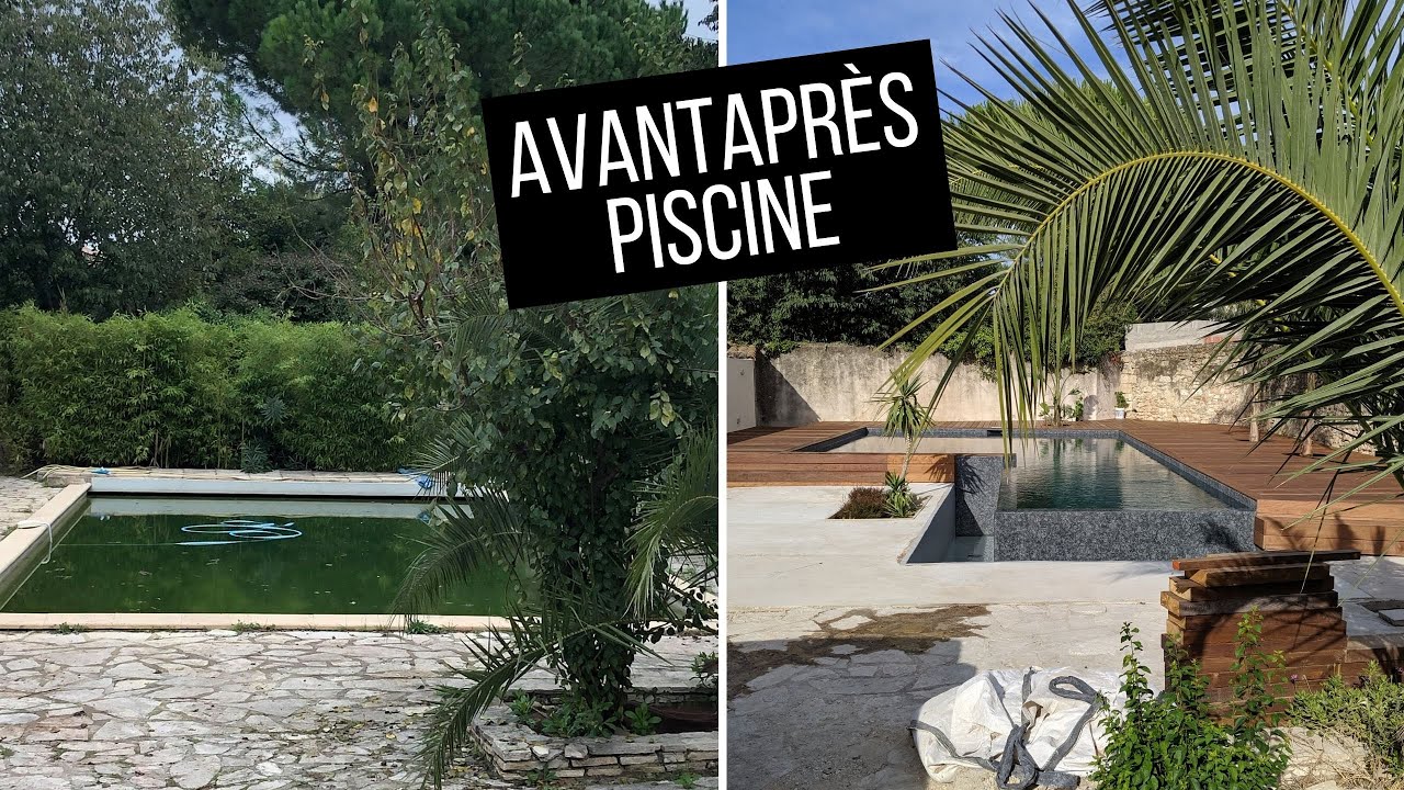 TIMELAPSE RÉNOVATION DE PISCINE Avant/Après | tribulationsdanais