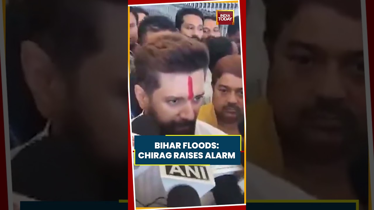 Bihar Floods: Chirag Paswan Raises Alarm Over Rising Water Levels #nepal #bihar #bjp