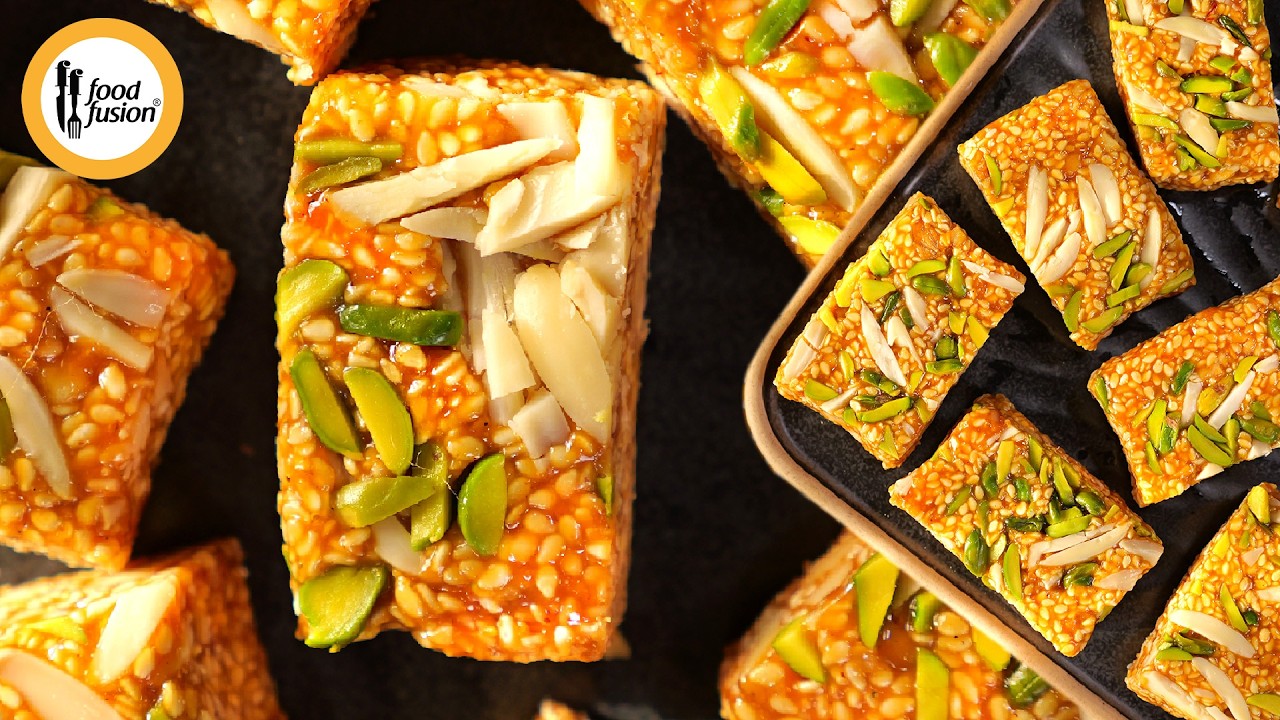 Sesame Sohan Halwa Bites Recipe By Food Fusion