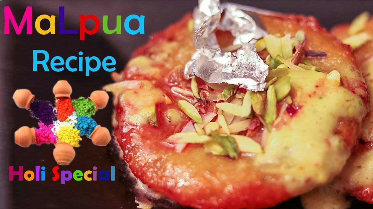 Malpua How To make Instant Suji Malpua Holi Special Sweet Recipe सूजी के मालपुए