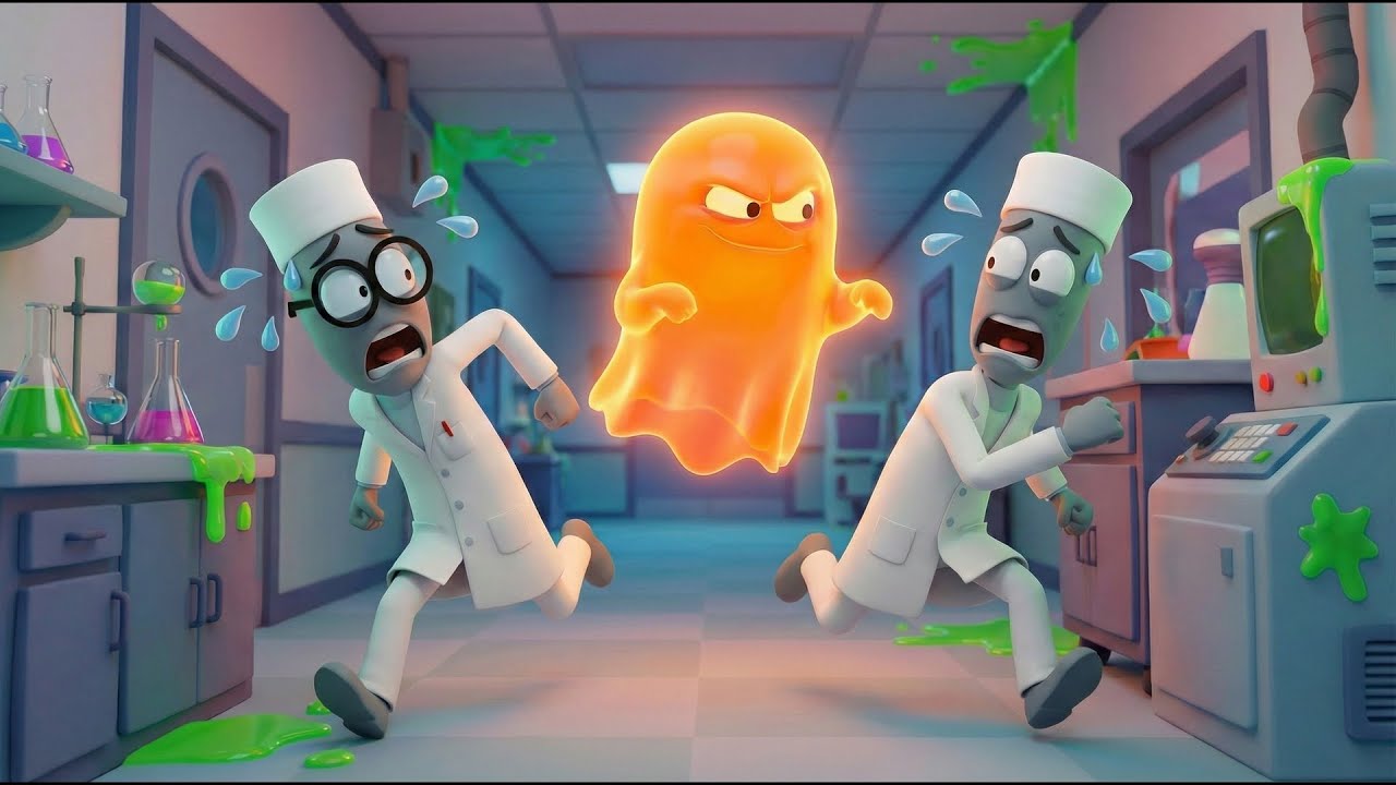 Ghostly Pursuit in the Scientist’s Lab! 🧪💥| Scientists in Panic Mode | Lamput Animation