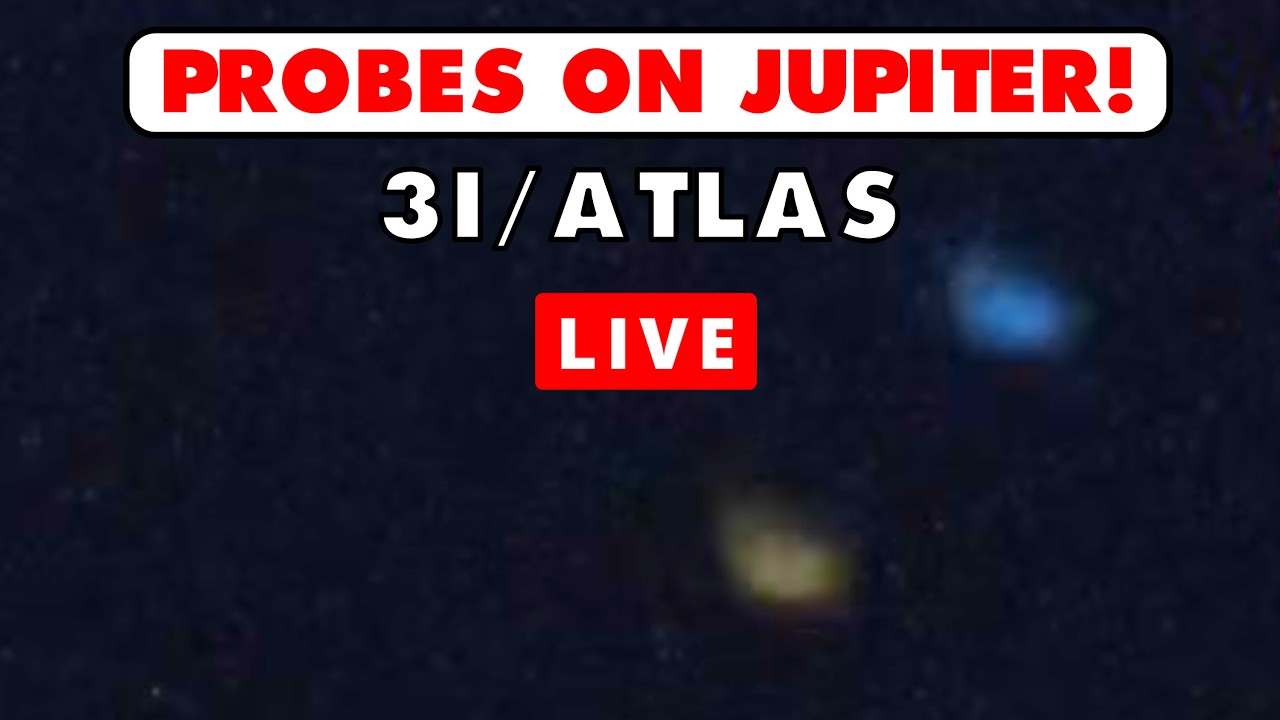 LIVE TELESCOPE - 3I/ATLAS PROBES NEAR JUPITER?