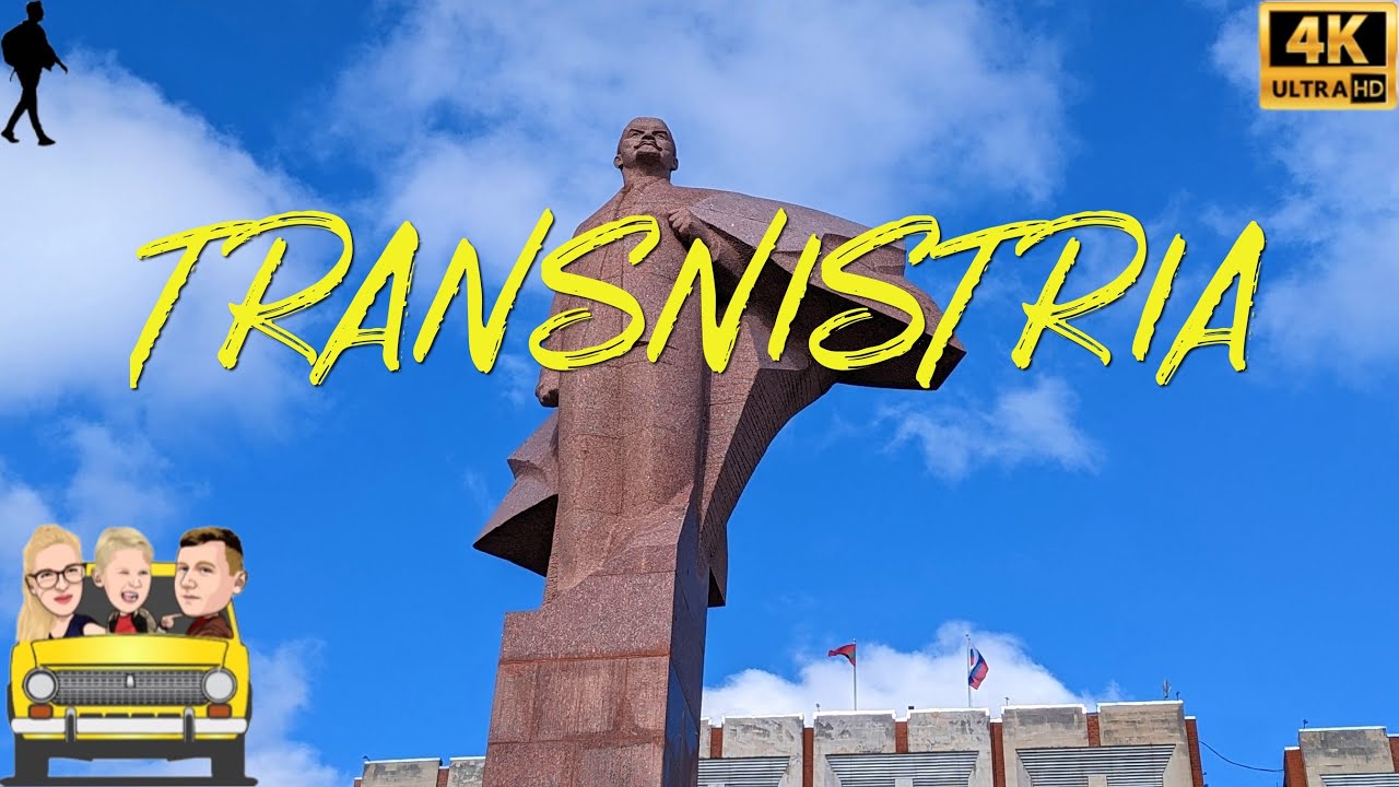 Transnistria (Russian colony?) Tiraspol Walking Tour 2023 February