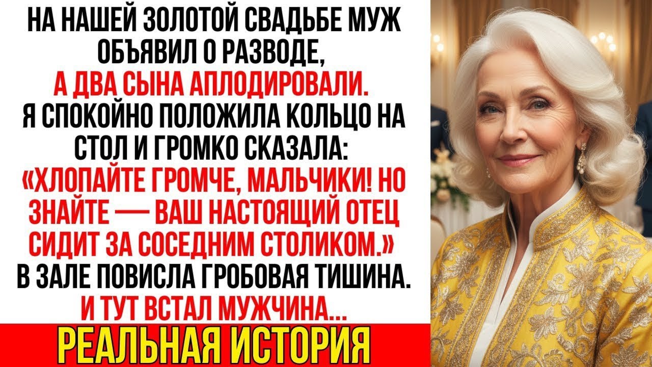 Сыновья аплодировали нашему разводу. Но они не знали, что их настоящий отец сидит за соседним столом