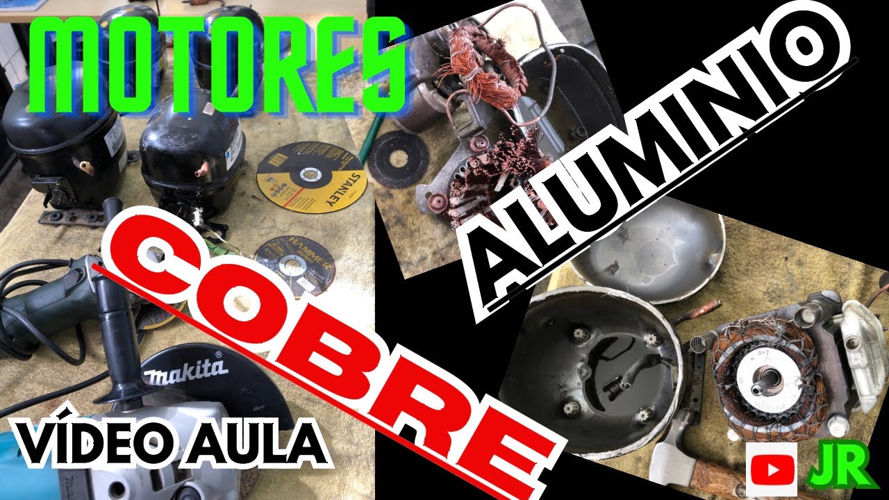 COMO SABER SE O MOTOR DE GELADEIRA E DE COBRE OU ALUMÍNIO