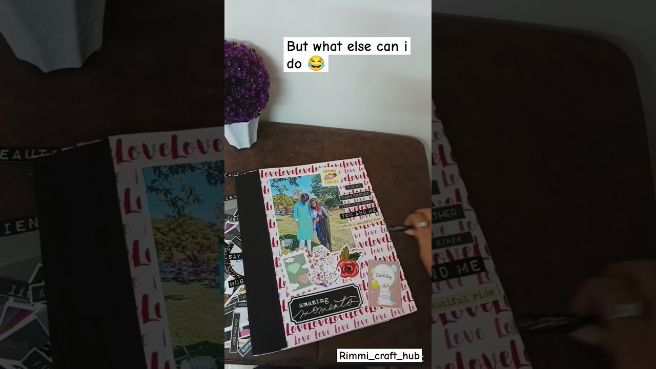 album making day 2#diy#creative#handmadegifts#albummaking#trending #viral #youtubeshorts