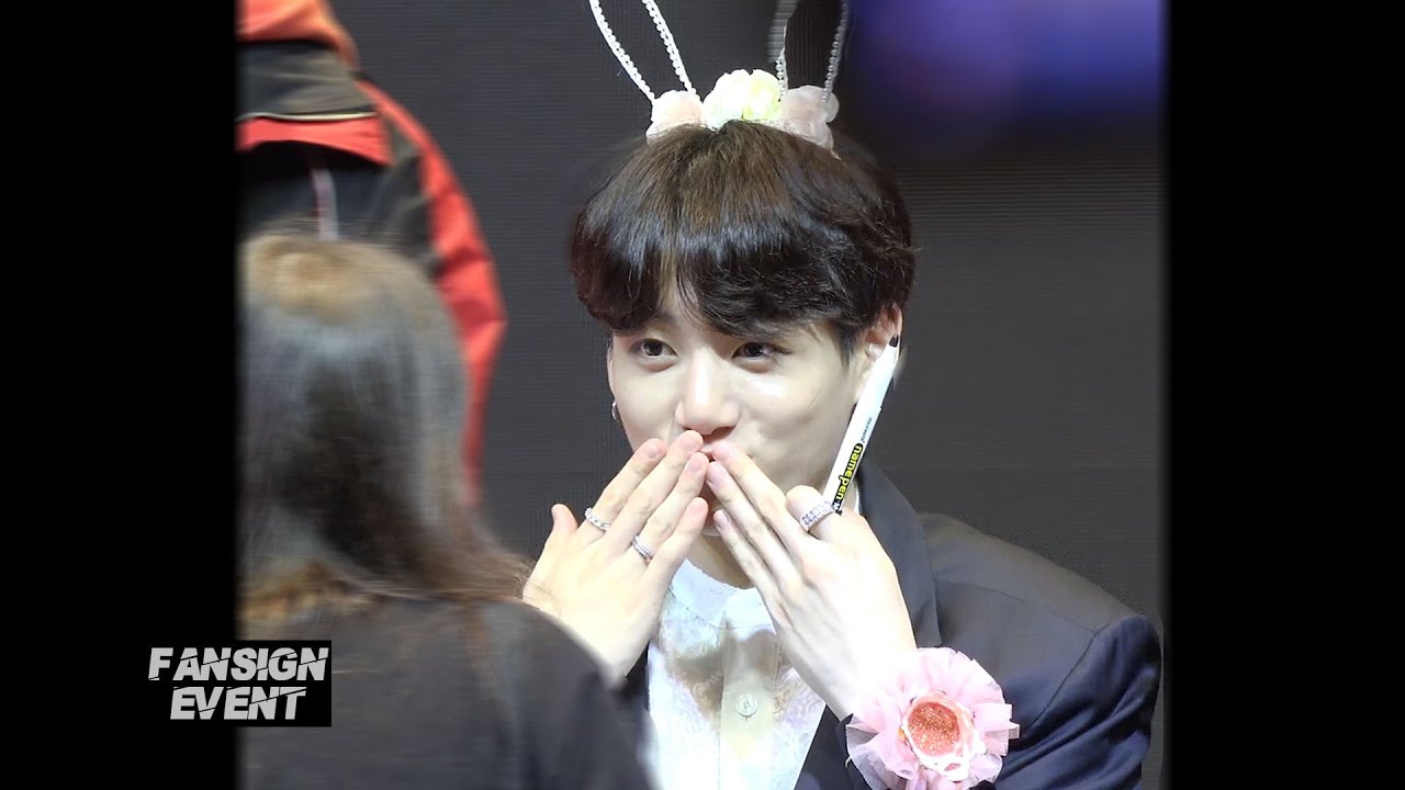 190426 팬사인회 fansign event 이 중에서 취향인 정국이가 하나쯤은 있겠지 (JUNGKOOK FOCUS)