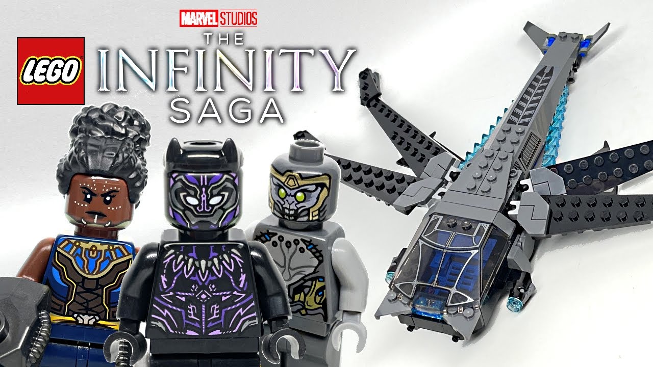 LEGO Infinity Saga Black Panther Dragon Flyer review! 2021 set 76186!