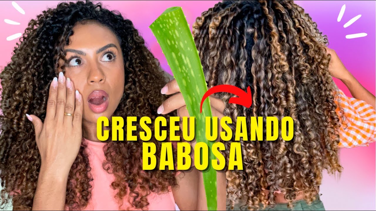 FA&Ccedil;A SEU CABELO CRESCER COM BABOSA - PROJETO RAPUNZEL- Super Pretinha