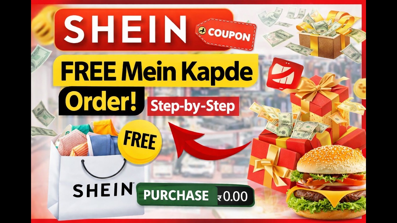 SHEIN Free Shopping Hack 🔥 | Coupon Use Karke ₹0 Me Order Kaise Kare