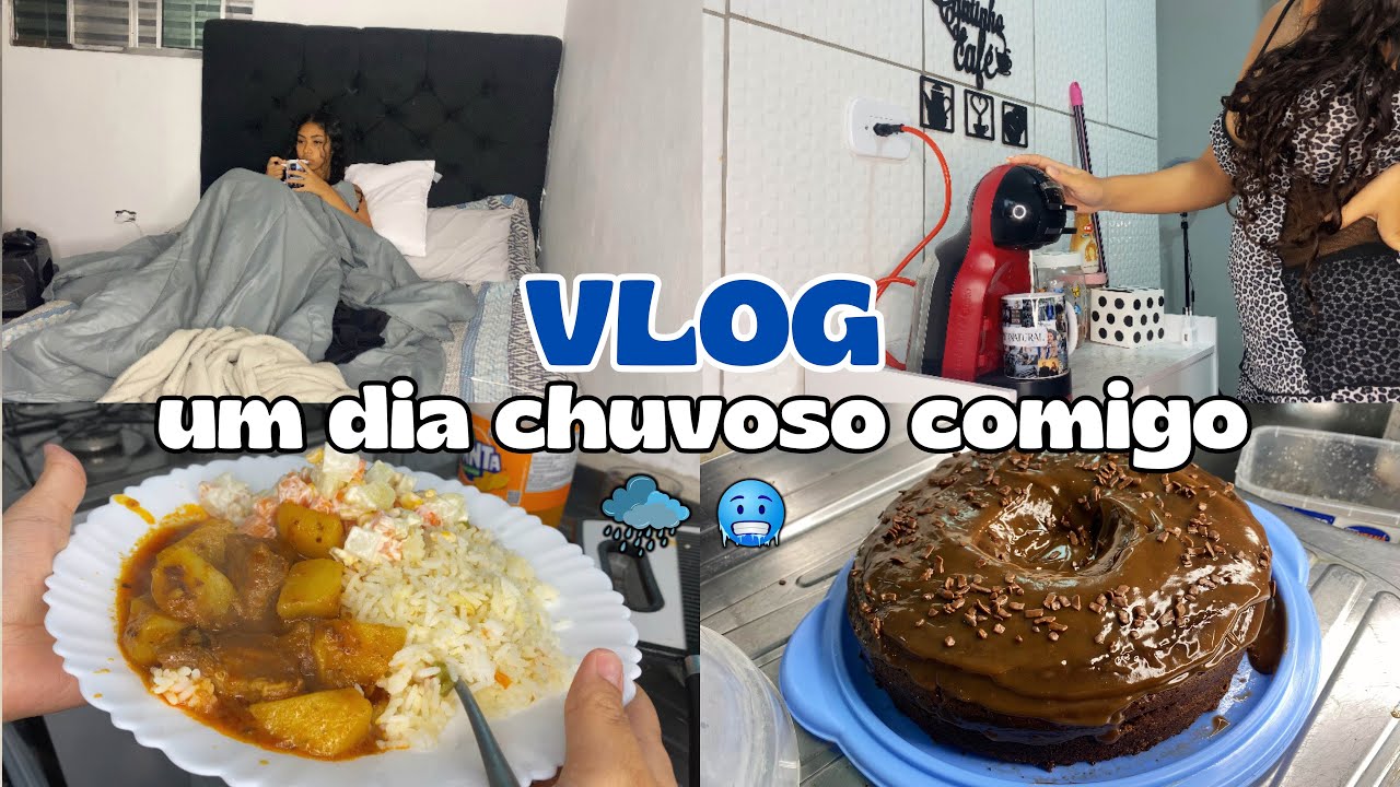 VLOG: TENTANDO SER PRODUTIVA EM UM DIA CHUVOSO 🌧️✨