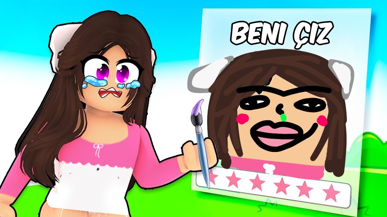 Roblox'ta BİRBİRİMİZİN AVATARINI ÇİZME OYUNU ! Draw Me
