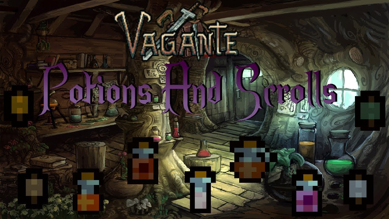 Vagante How To: Potions & scrolls