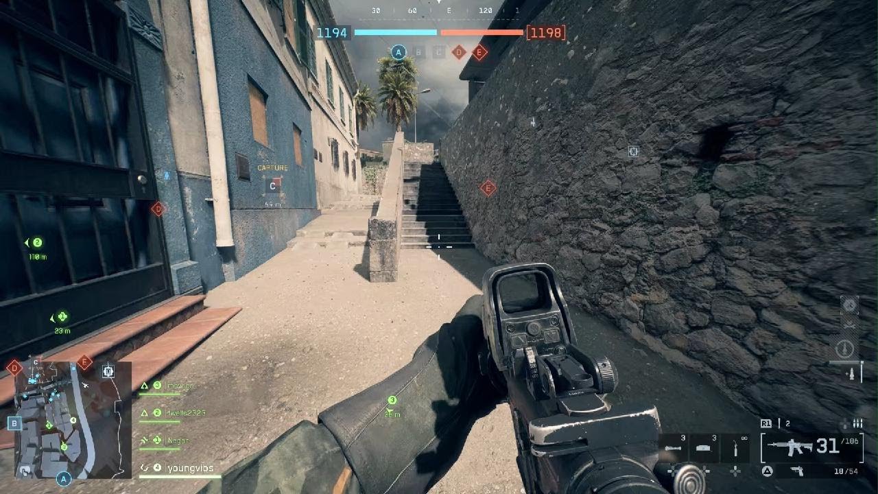 Battlefield 6 multiplayer match gameplay on PS5