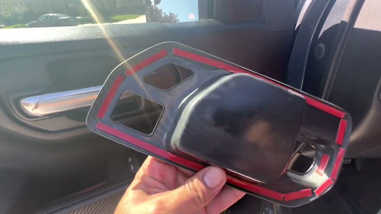2021 Silverado Custom TrailBoss Carbon Fiber Dash Trim