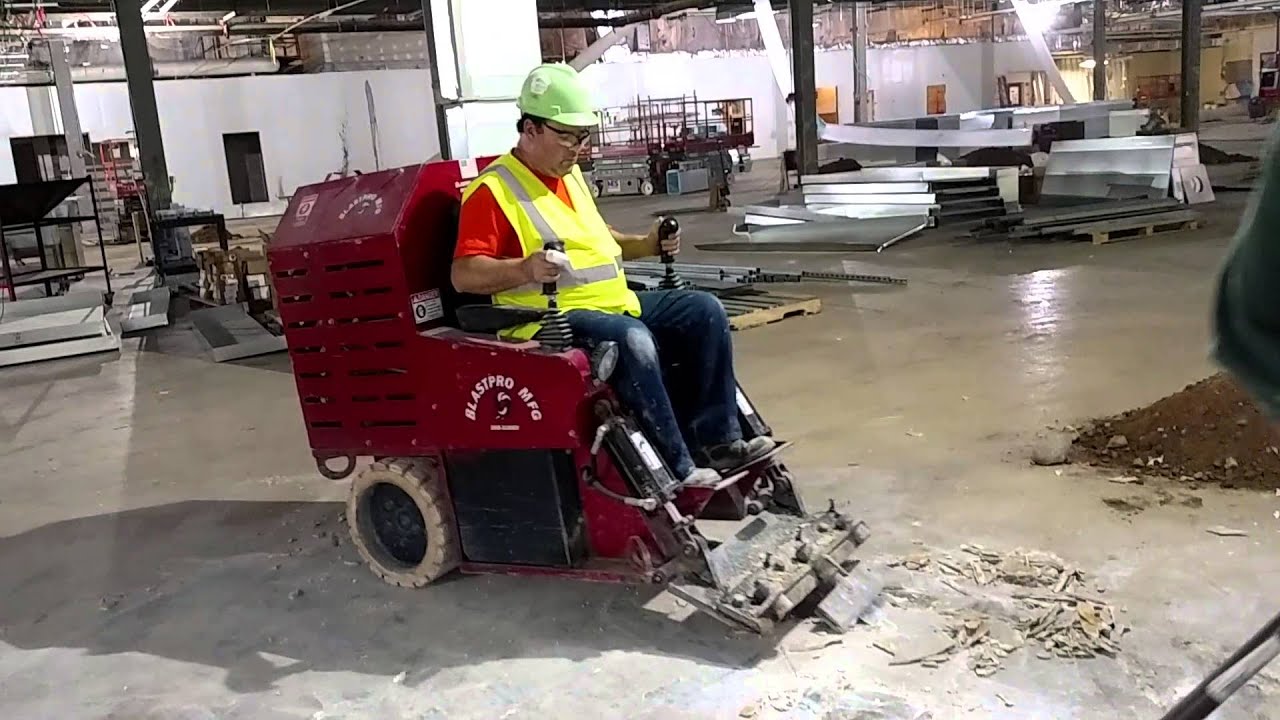Epoxy mortar, terrazzo removal