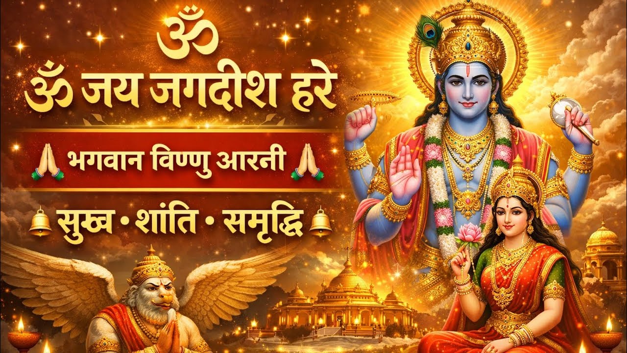 ॐ जय जगदीश हरे आरती 🙏 | Om Jai Jagdish Hare Aarti | विष्णु भगवान की आरती | Bhakti Aarti