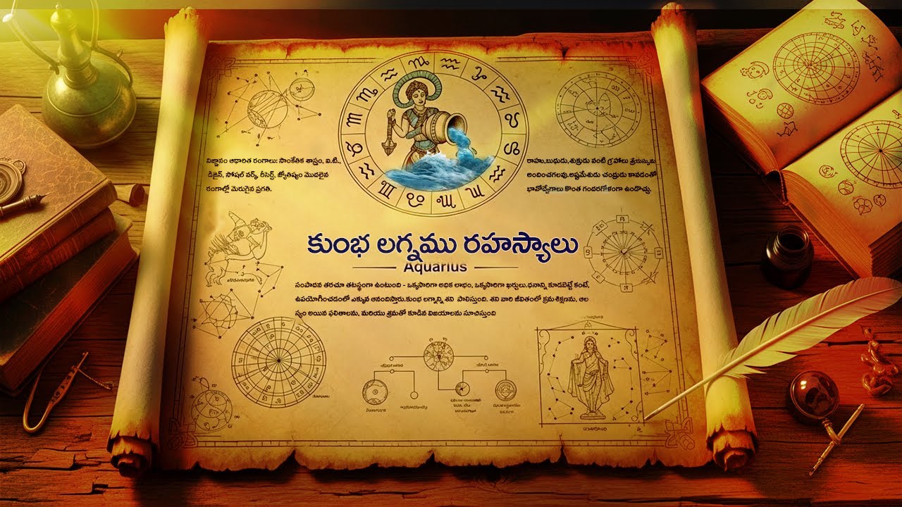 కుంభ లగ్నము రహస్యాలు || Kumbha lagna Characteristics || learn astrology telugu #horoscope #vedic