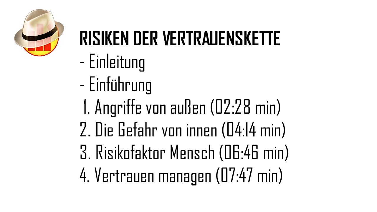 Risiken der Vertrauenskette im Browser - IT- und Informationssicherheit