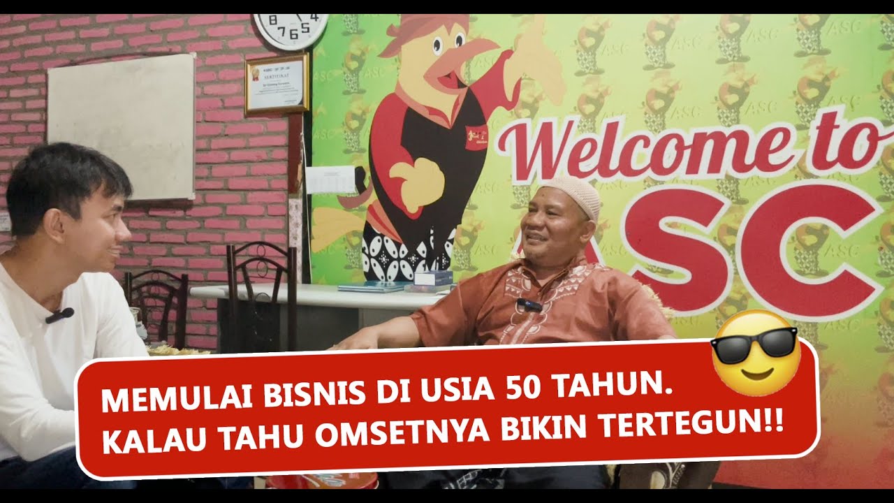 Memulai bisnis di usia 50 tahun, kalau tahu omsetnya bikin tertegun.!!